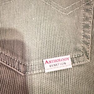 Anthology Benetton Green Denim Jeans
